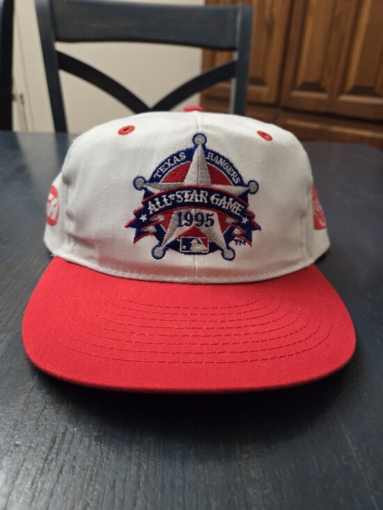 Other - Vintage Texas Rangers Hat Cap Snap Back One Size MLB Baseball All Star Game 1995